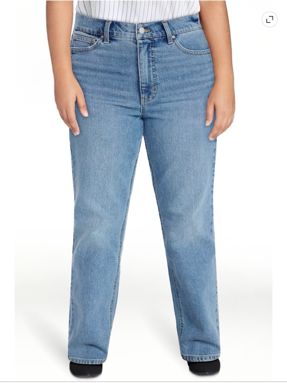 Time and Tru Stretch Straight Leg Jeans 14 Short